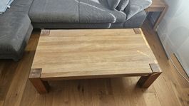 Wohnzimmertisch Couchtisch Holz Eiche massiv