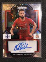 Panini Prizm Nathaniel Phillips Liverpool Autogramm