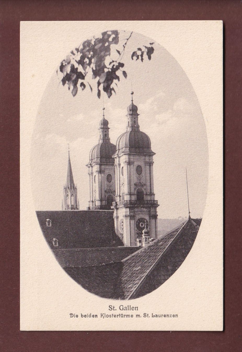 Cartoline postali: ST. GALLEN - St. Laurenzen – Usato da Pully venduto da nicecards-shop