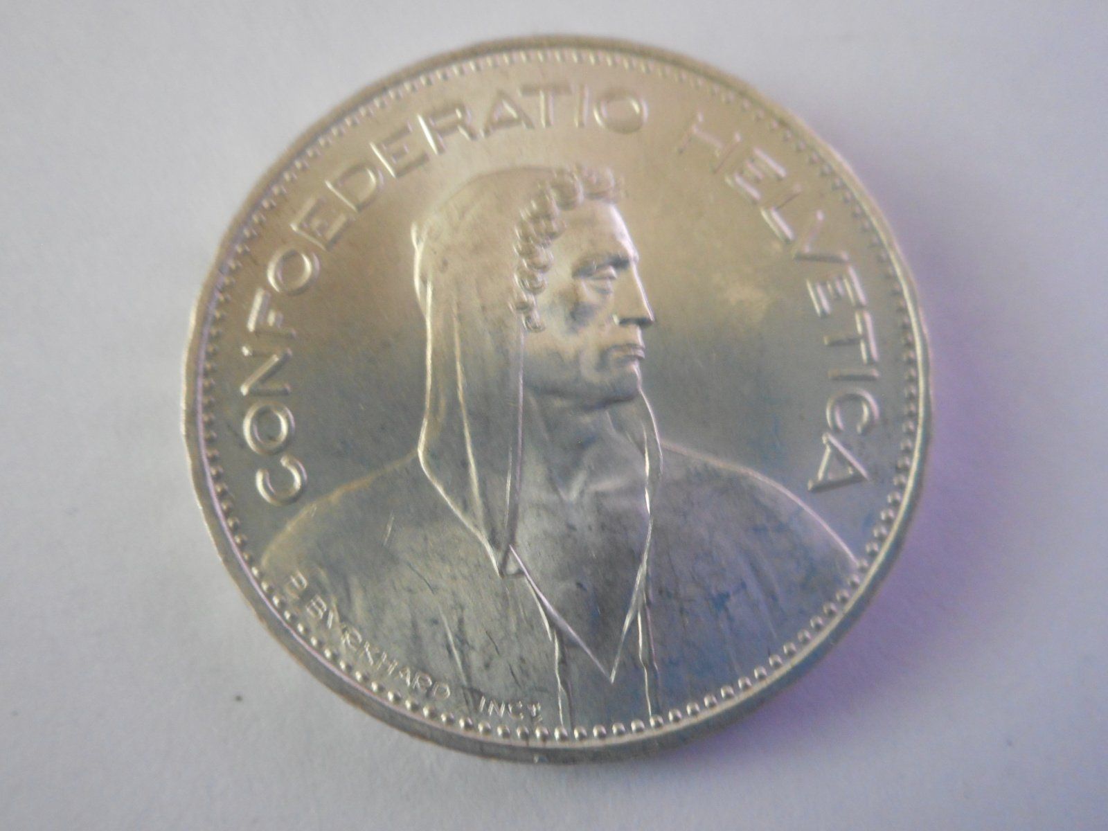 Tutti le monete: 5 Fr. 1935 silber  unz/stgl – Nuovo (secondo la descrizione) da Kriegstetten venduto da pizlad2010 5