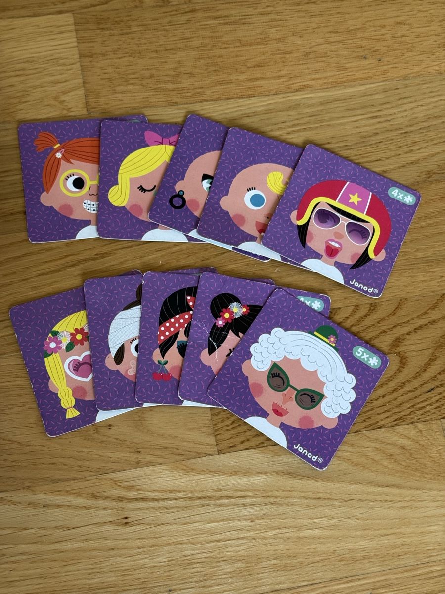 Janod Giochi: Janod Magnetbuch Crazy Faces guter Zustand – Usato da Zürich venduto da wtpooh 3