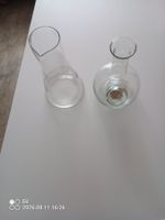 2 Glaskaraffen