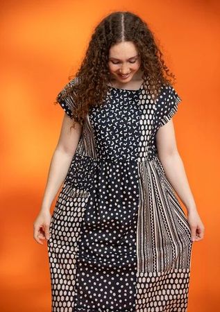 Gudrun Sjödén - Webkleid „Sally“ aus Bio-Baumwolle Gr XL NEU