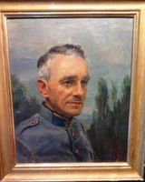 Karl Theophil Dick – Portrait of a Soldier | Oil on Canvas
