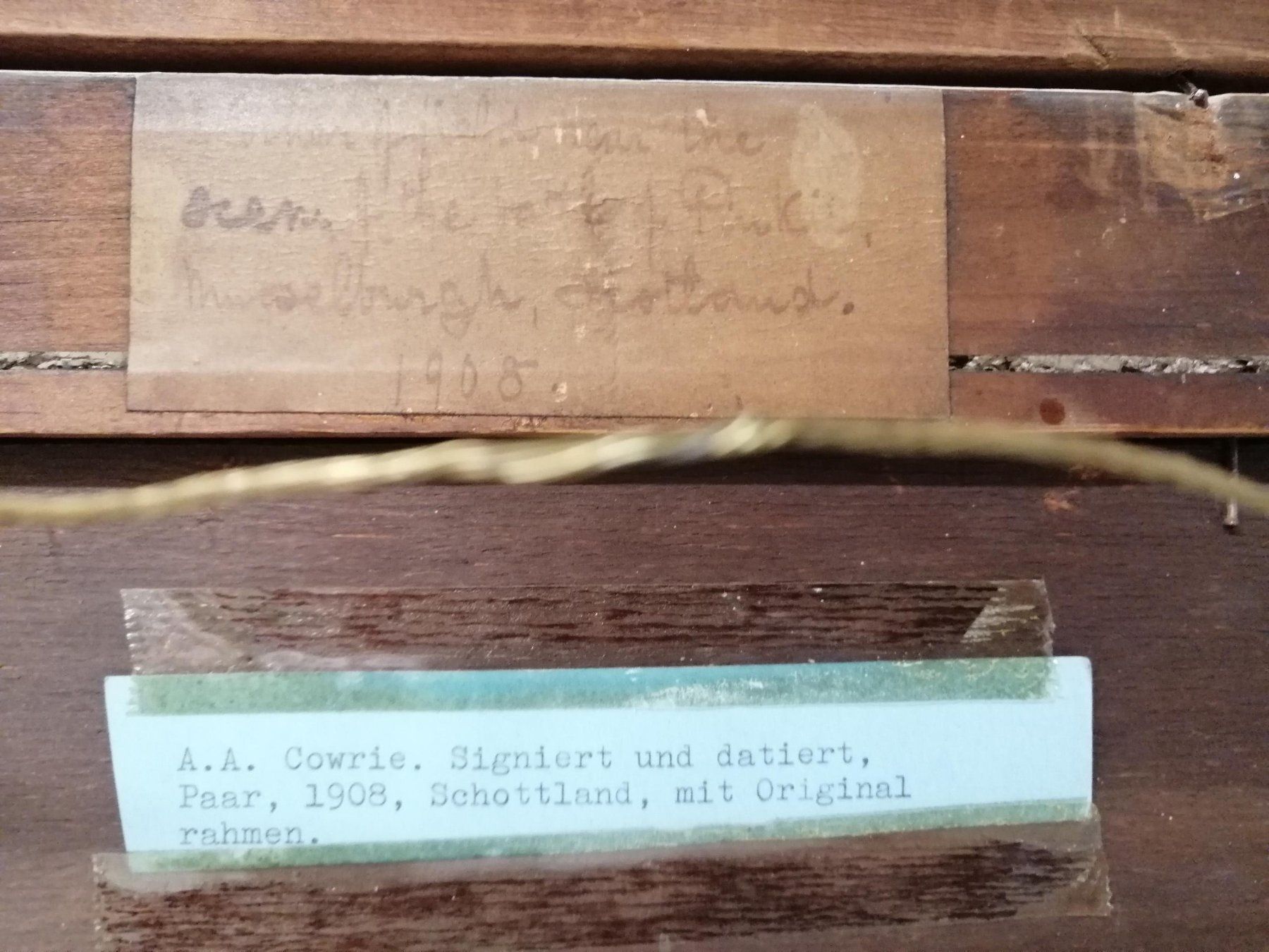 Dipinti: 2 Antike Bilder – Usato da Mörschwil venduto da Erwin8242 9
