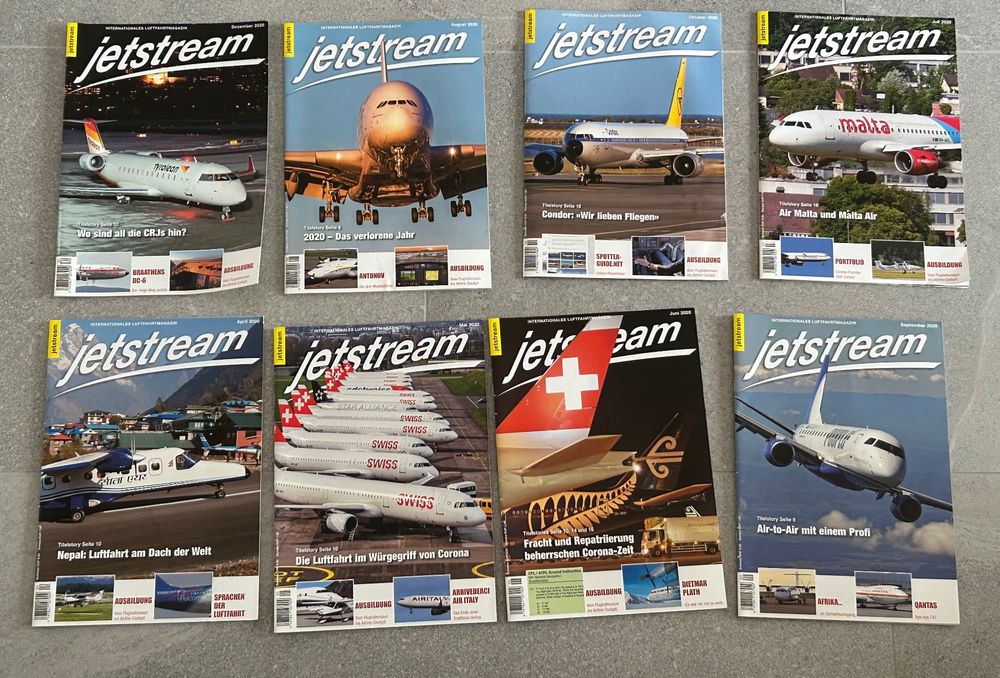 8 x jetstream Magazin (Gebraucht) in Fahrwangen für CHF 0.1 – mit ...