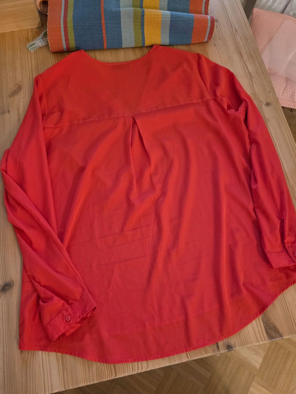 C&A Camicette: rote Polyester Bluse, 44, Yessica – Usato da Liestal venduto da ITOlio 6