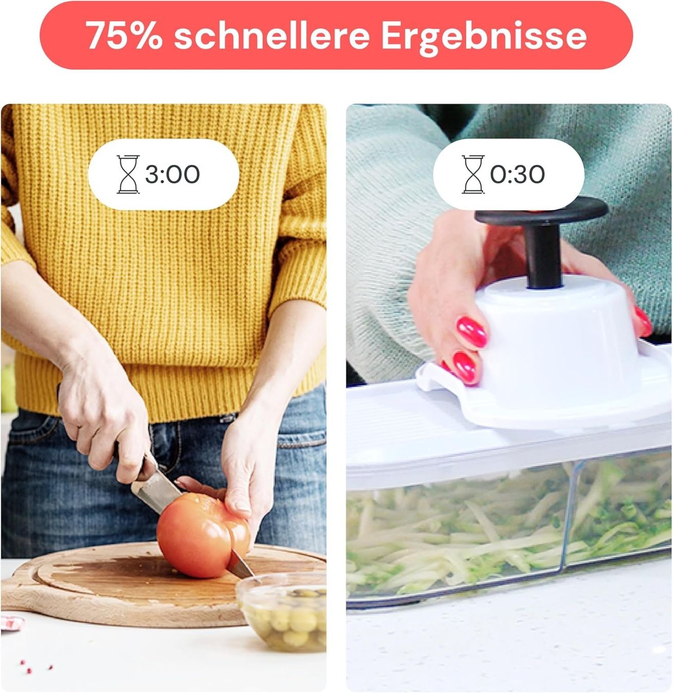 Elettrodomestici da cucina: Gemüseschneider Set mit Mandoline und Auffangbehälter – Nuovo e nell'imballaggio originale da St. Gallen venduto da sch_zsz7 2