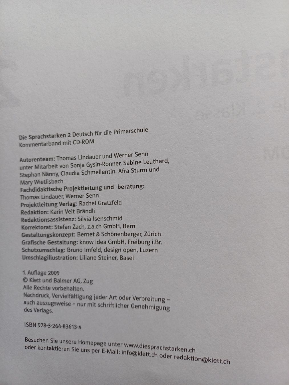 Libri: Sprachstarken 2 - Kommentarband 2009, CD- Rom fehlt – Usato da Riedern venduto da martigni_88 2