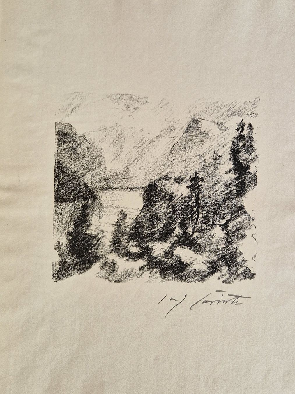 Grafica & Litografie: Lovis Corinth, Schweizer Landschaften 5 Lithografien – Usato da Horgen venduto da lemisk 6