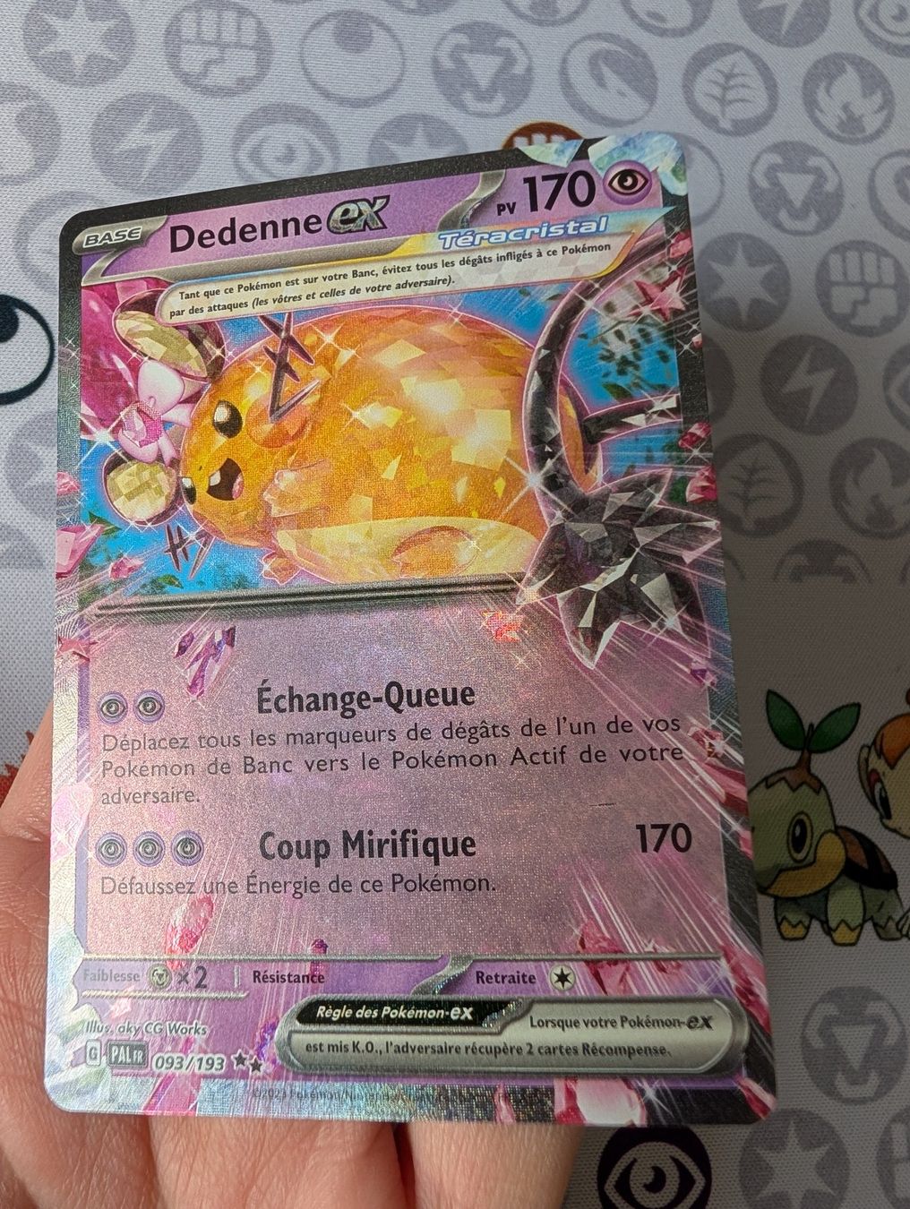 Pokémon Carte collezionabili: Carte Pokémon FR Dedenne ex Évolutions à Paldea PAL – Nuovo (secondo la descrizione) da Thônex venduto da Janadel 1