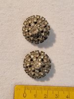 Funkelnde Vintage Ohrclips mit Strasssteinen