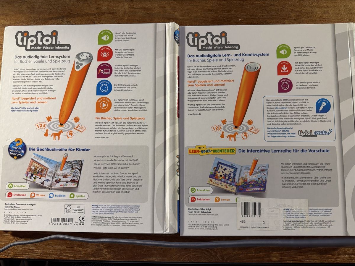 Libri: Tiptoi Starter-Set: 2 interaktive Lernbücher – Usato da Birmensdorf ZH venduto da PolzerJ1 1