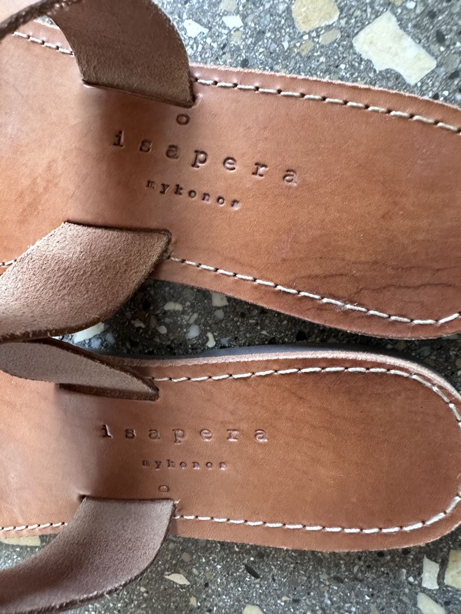 Scarpe da donna: Isapera Myconos leather strap sandales handmade – Nuovo (secondo la descrizione) da Vesenaz venduto da ale_wrt6 4