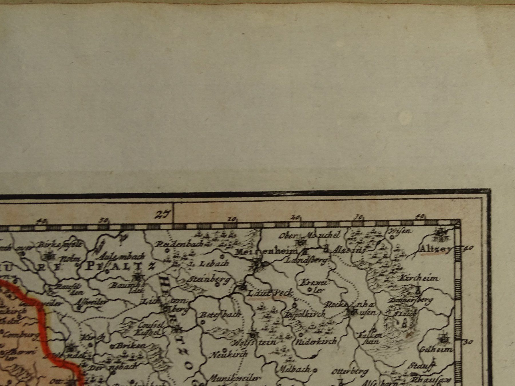 Landkarten & Atlanten: LOTHRINGEN, LORRAINE, KUPFERSTICHKARTE – Gebraucht aus Grüningen von Kartensammler 6