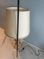 Stehlampe beige Standleuchte mit Schirm schätzungsweise 1...