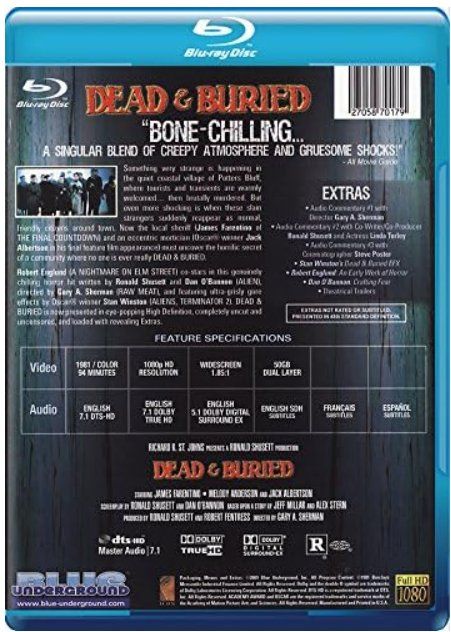 Tutti i DVDs: DEAD & BURIED  / sous-titres Fr, Sp, En – Nuovo (secondo la descrizione) da Carouge GE venduto da KinoGe 1