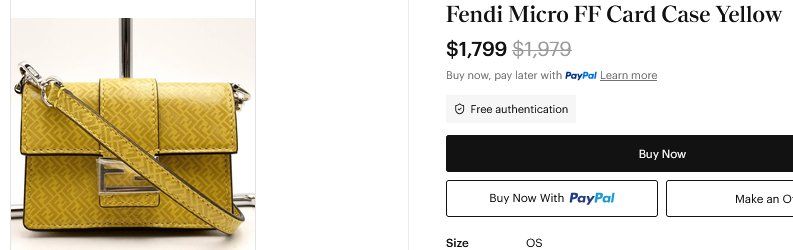 Fendi Sacs: Fendi Micro FF Tasche /  sac – Neuf avec emballage d'origine à Collonges par Auganien 7
