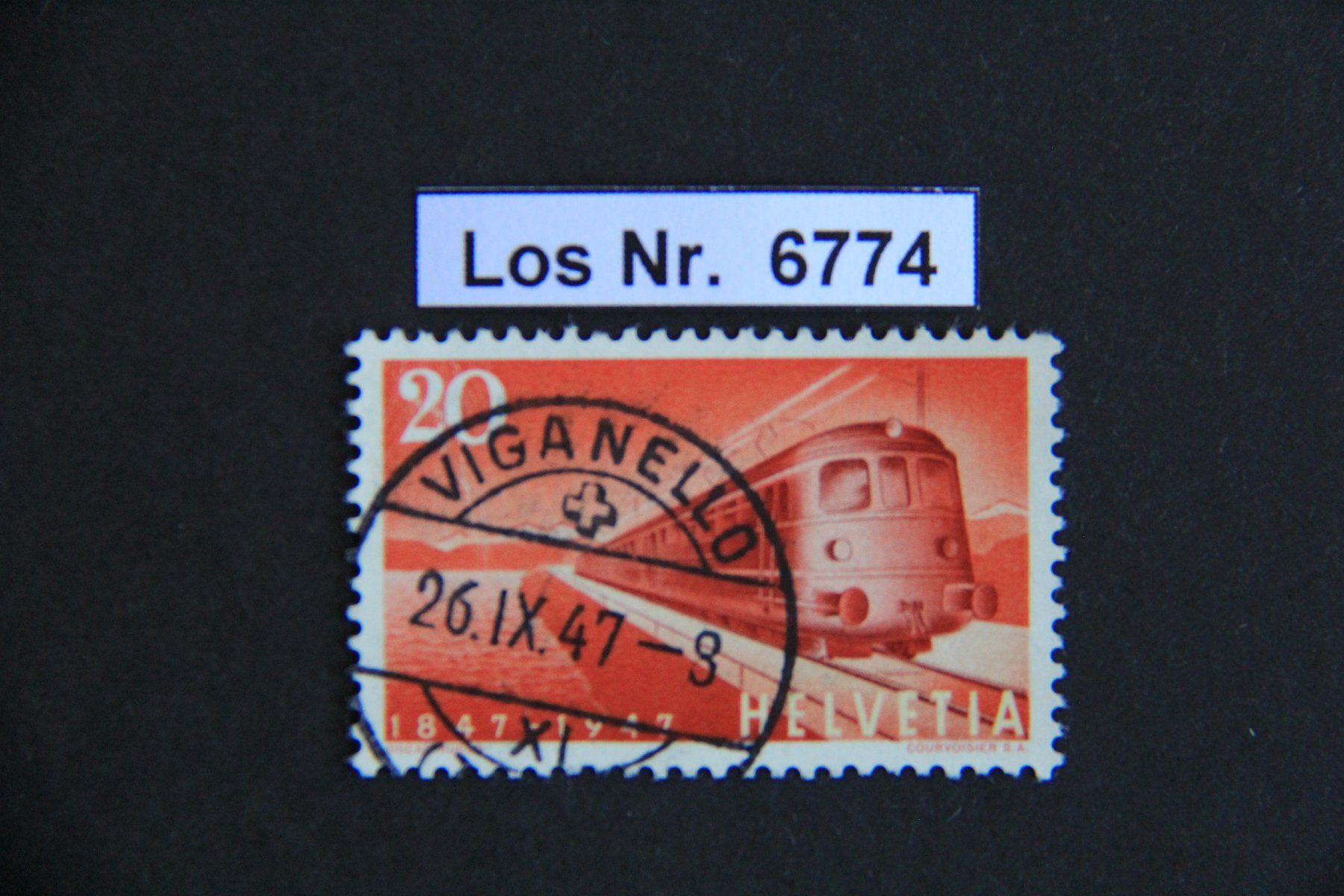 Alle Briefmarken: CH 1947 Ortsstempel mit Datum                       Los 6774 – Gebraucht aus Volken von jukon65