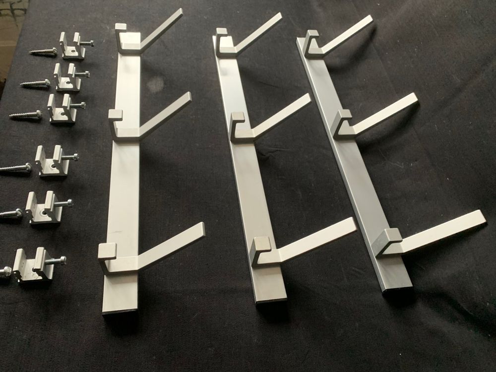 3 Stück MAKK EDAK Garderobe Garderobenleiste 50cm (Gebraucht) in ...