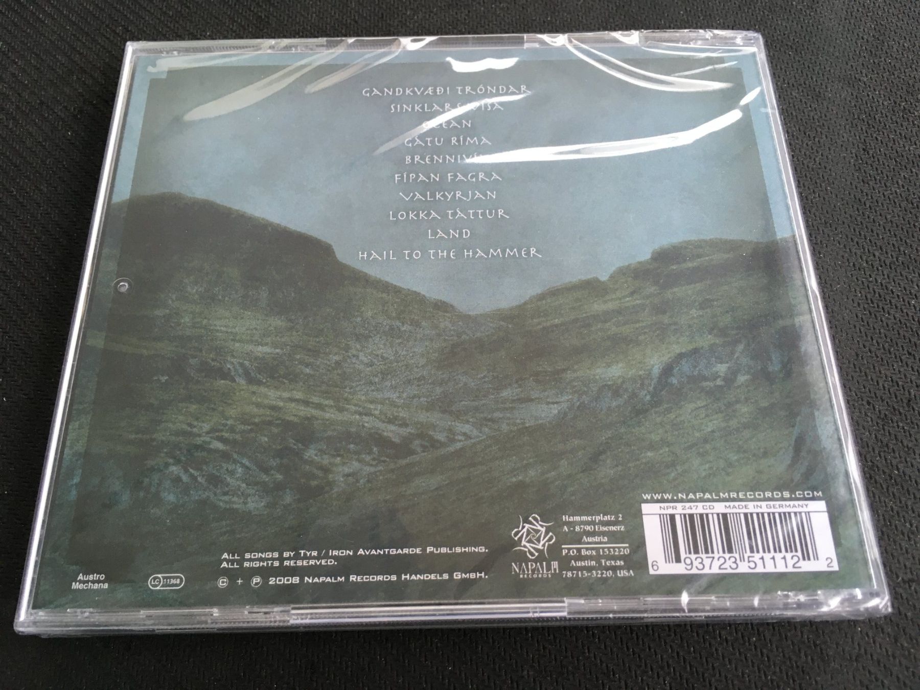 CD: TYR - Land -CD- Neu&Sealed – Nuovo e nell'imballaggio originale da St.Gallen venduto da MedienJoe 1