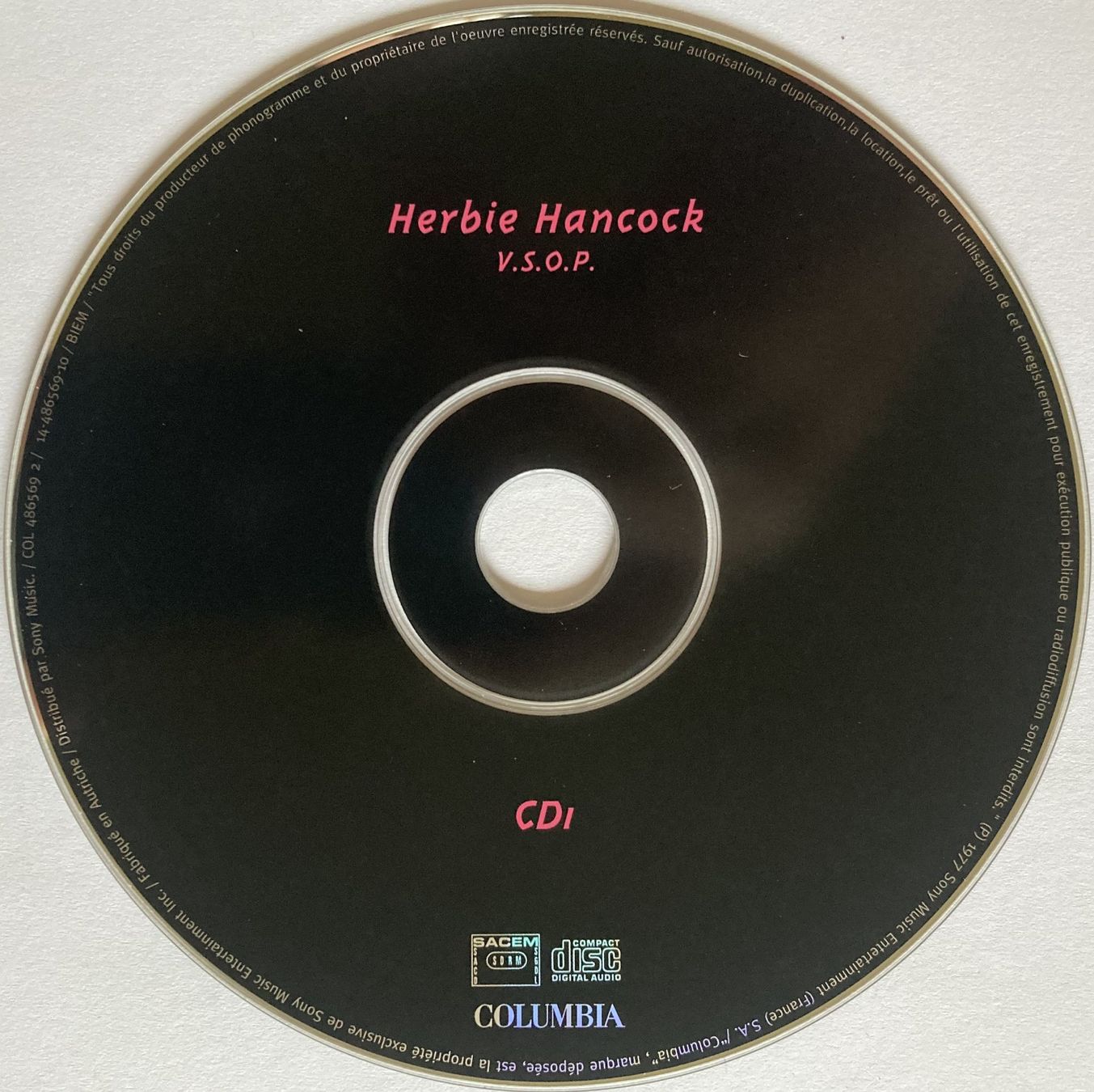 CD: HERBIE HANCOCK - V.S.O.P. – Usato da Bottens venduto da hotter-than-hell 2