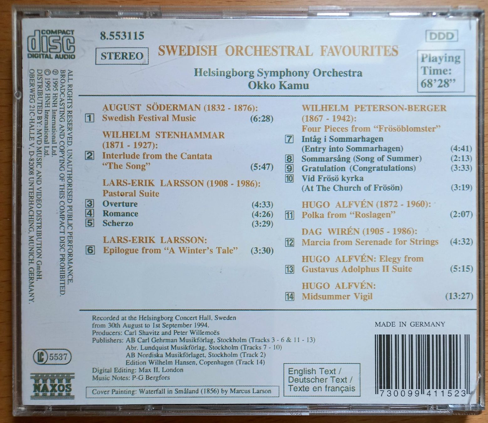 CDs: CD - Swedish Orchestral Favourites – Gebraucht aus Niederuzwil von lubimaja 3