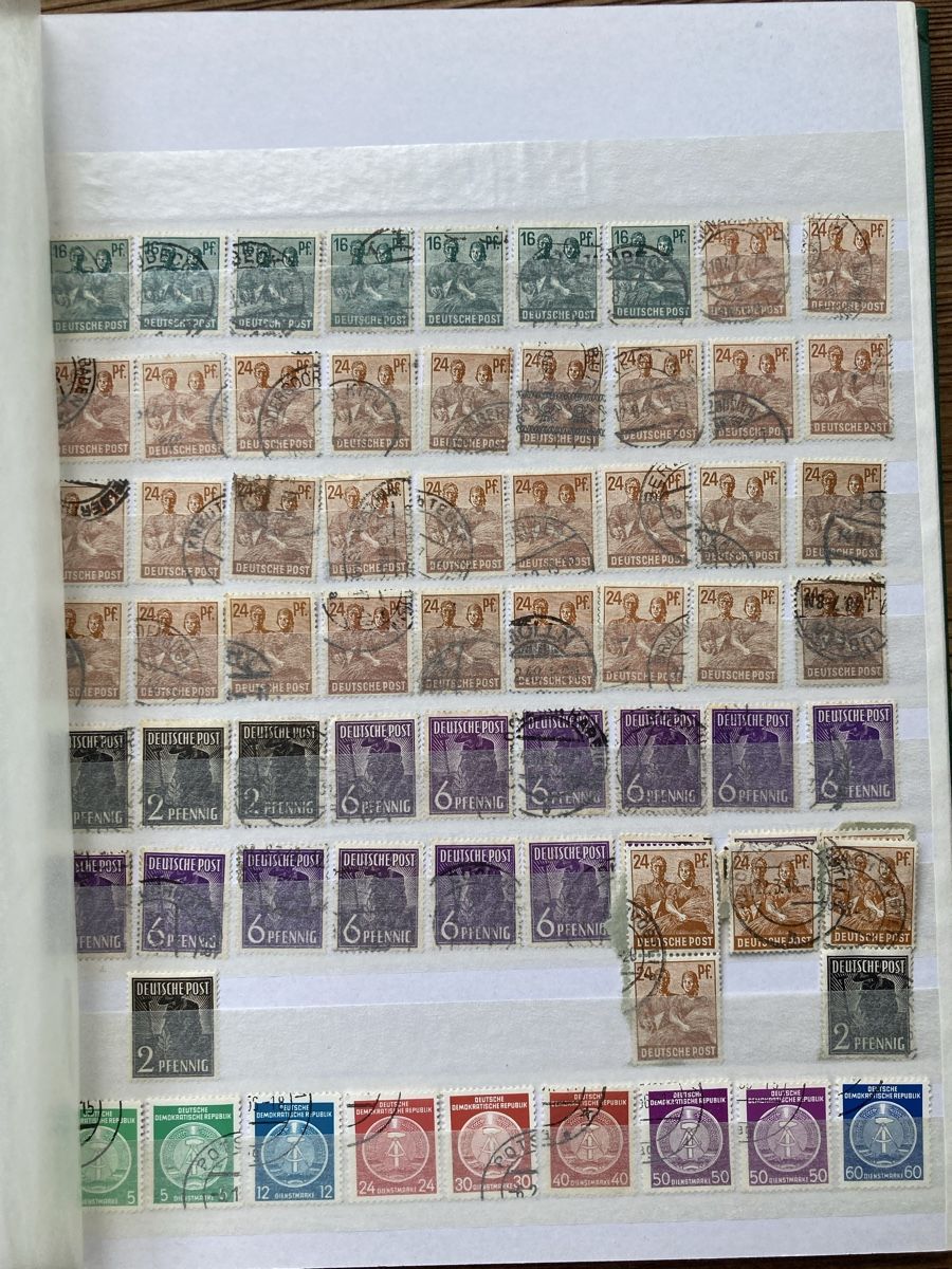 Alben: Deutsche Briefmarken, ca. 20 Seiten voll – Gebraucht aus St.Gallen von WrigleyCH 4