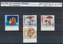 1994 Pro Juventute, Jahrgang, ET - Vollstempel
