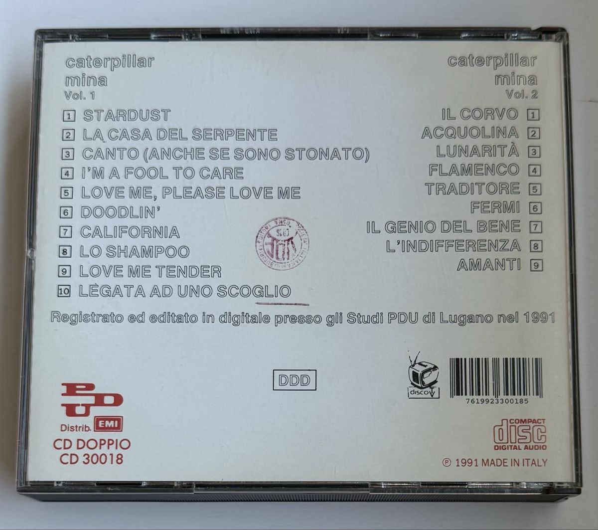 CD: Mina - Caterpillar Vol. 1+2 - CD – Nuovo (secondo la descrizione) da Vacallo venduto da na_qs2h 1