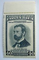40 Centimos, Costa Rica, Centenario 1957