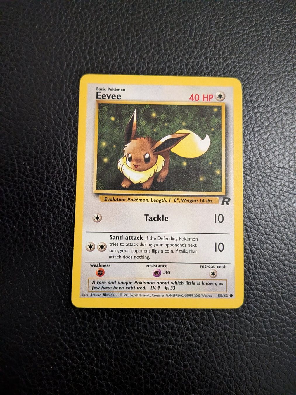 Pokémon Carte collezionabili: Team Rocket Eevee 55/82 Ab 1 – Usato da Paradiso venduto da Pkmn10