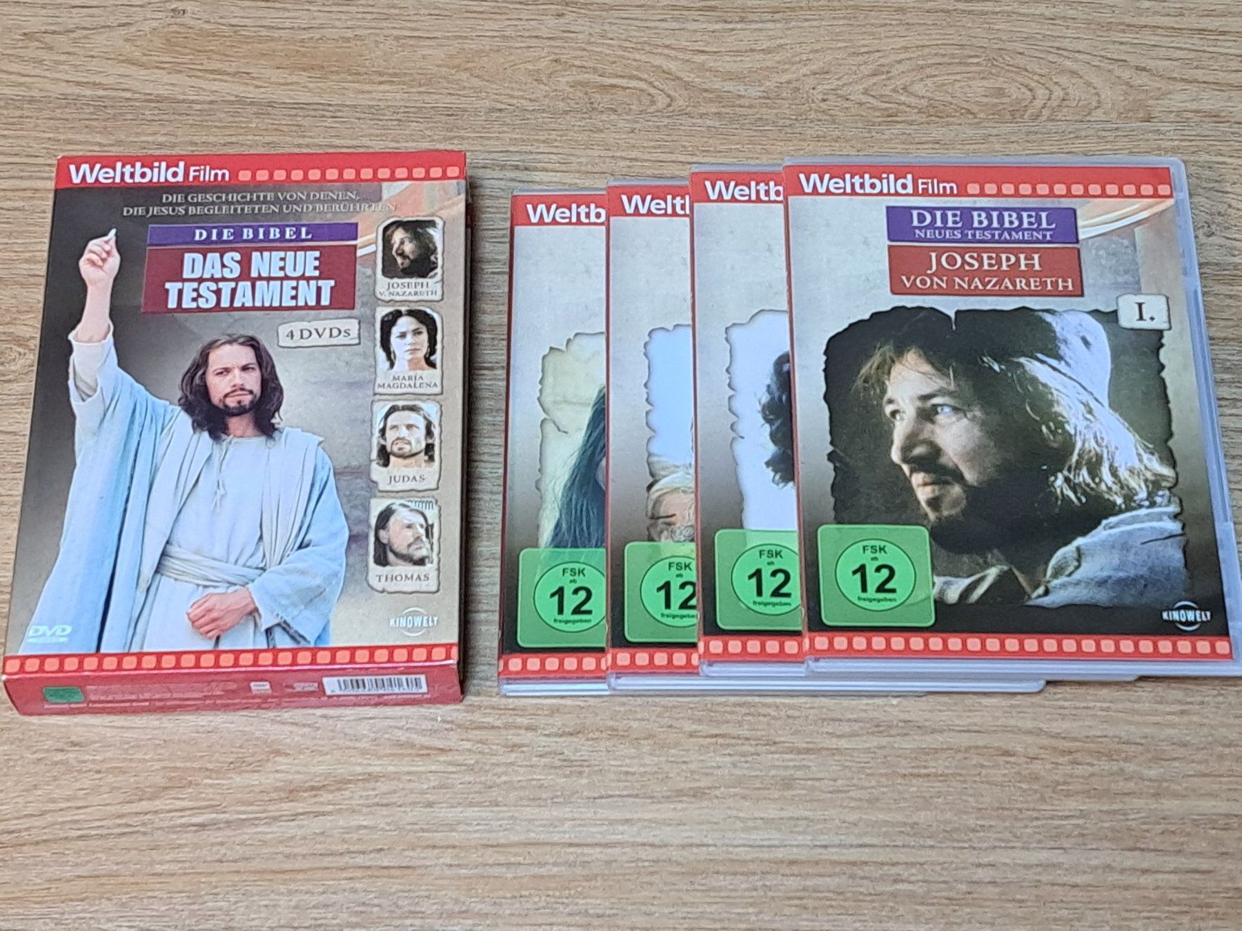 Tutti i DVDs: Die Bibel, Das neue Testament, Boxset mit 4 Discs – Nuovo (secondo la descrizione) da Unterseen venduto da Kanica 3