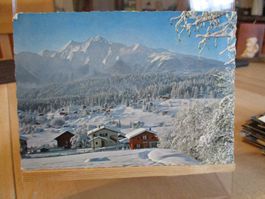 Flims Waldhaus Piz Riein 1966 Postkarte  2