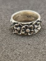 Wunderschöne Vintage 925er Silber Unisex Ring Top