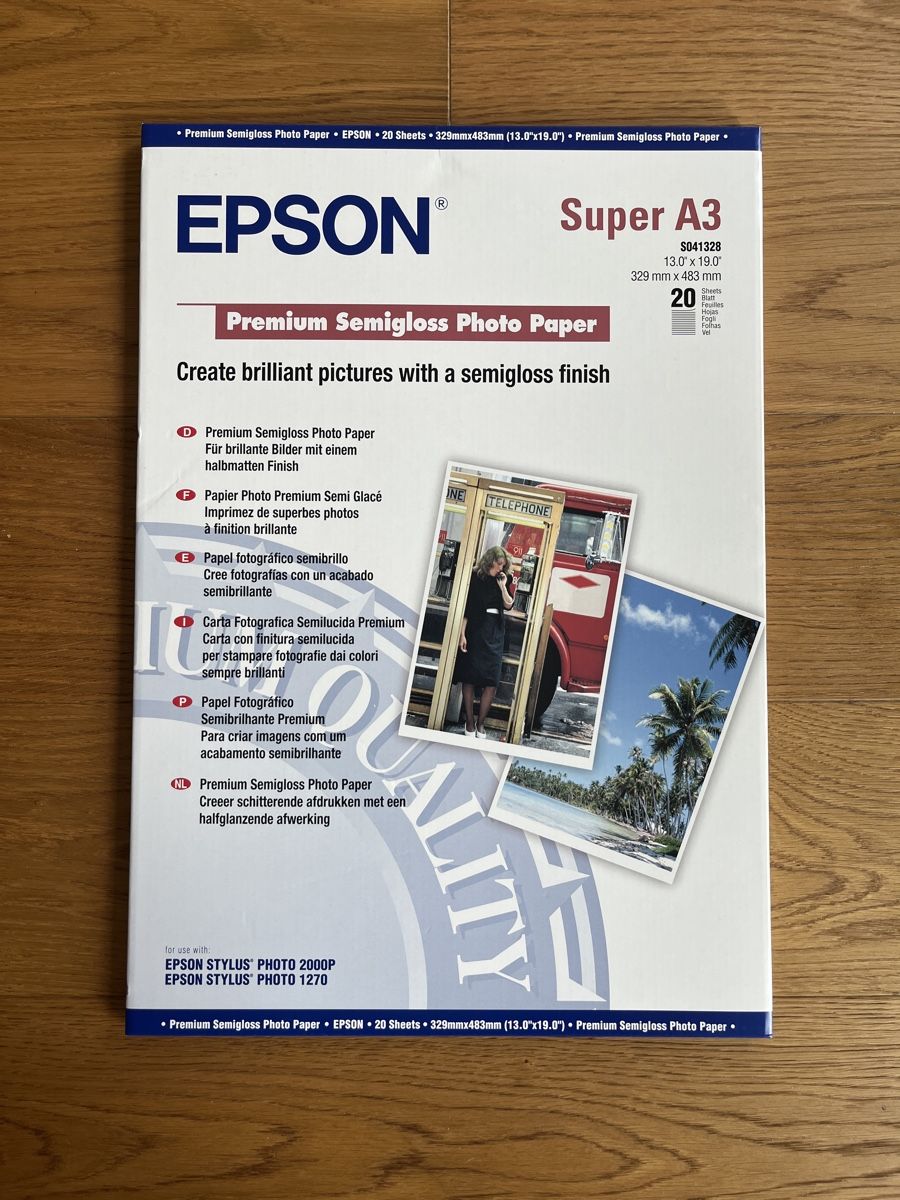 Epson Carta: Epson A3/Super A3 photo papers – Usato da Zug venduto da metebalci