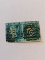 Two pence blue 1841, Platte 3, Paar