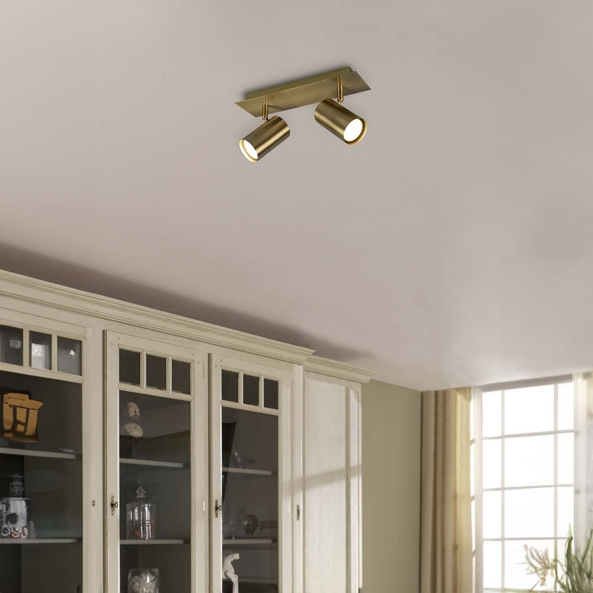 Lampade: Deckenleuchte, 2 Strahler, 30 cm x 9 cm – Nuovo (secondo la descrizione) da Kreuzlingen venduto da Smart-Light 1