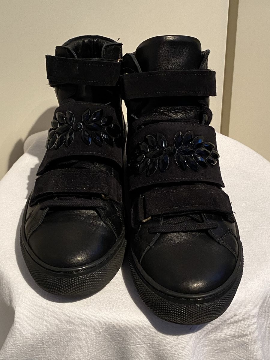 Scarpe da donna: RISA Leder Sneaker mit Steinen – Nuovo (secondo la descrizione) da Birr venduto da sfe_rhj7 5