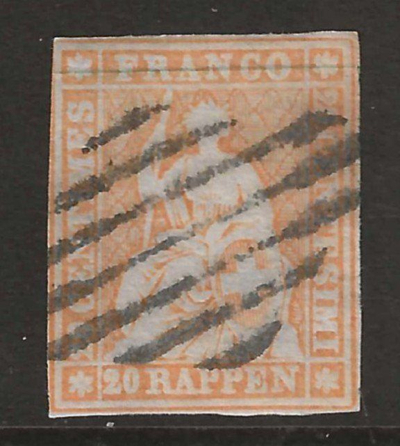 Tous les timbres: 1856 : Strubel Nr. 25F : KP 380.-- – D'occasion à Gümligen par Geniusbuy