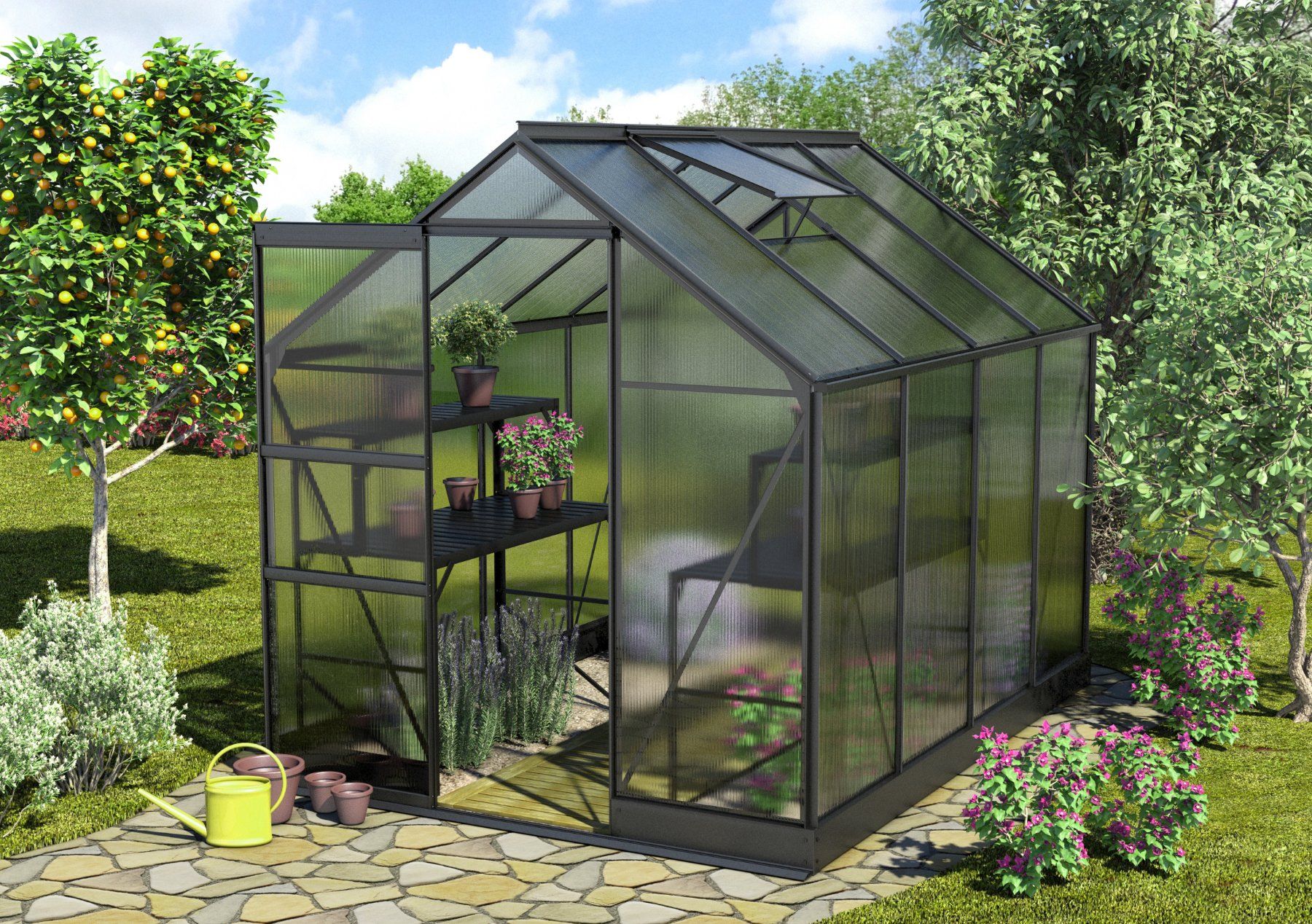 Casette da giardino & serre: Gewächshaus Apollo 5000 – Nuovo e nell'imballaggio originale da Erlinsbach venduto da Home-World
