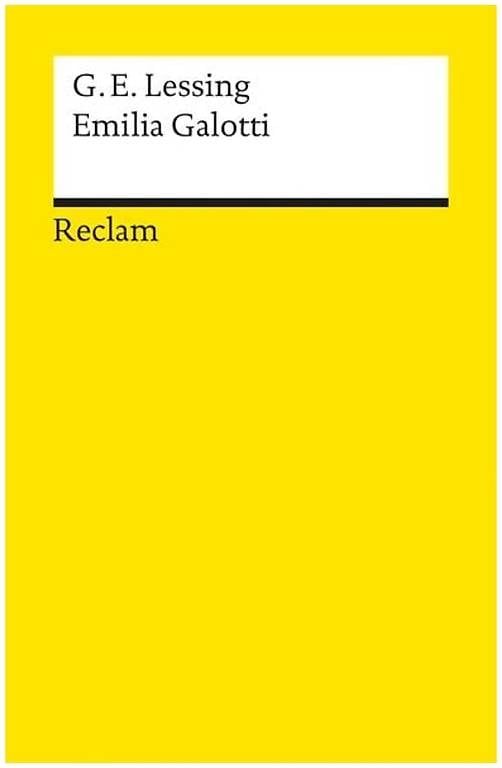 Libri: Emilia Galotti von G.E. Lessing (Versandkosten inbegriffen) – Nuovo (secondo la descrizione) da Goldach venduto da jes_7xvj
