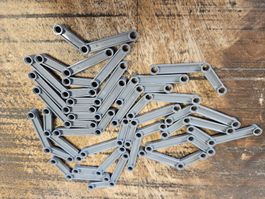 lego 64451 lot de 25 pièces Dark Bluish Gray Technic, Link