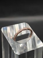 Anello Fedina ad Intreccio in Argento Sterling 925