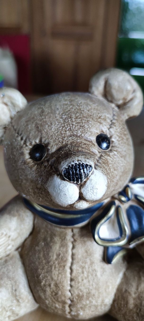 Figuren: Teddy Bär Keramik Deko Handarbeit – Neu (gemäss Beschreibung) aus Schweizersholz von fuchs06 1