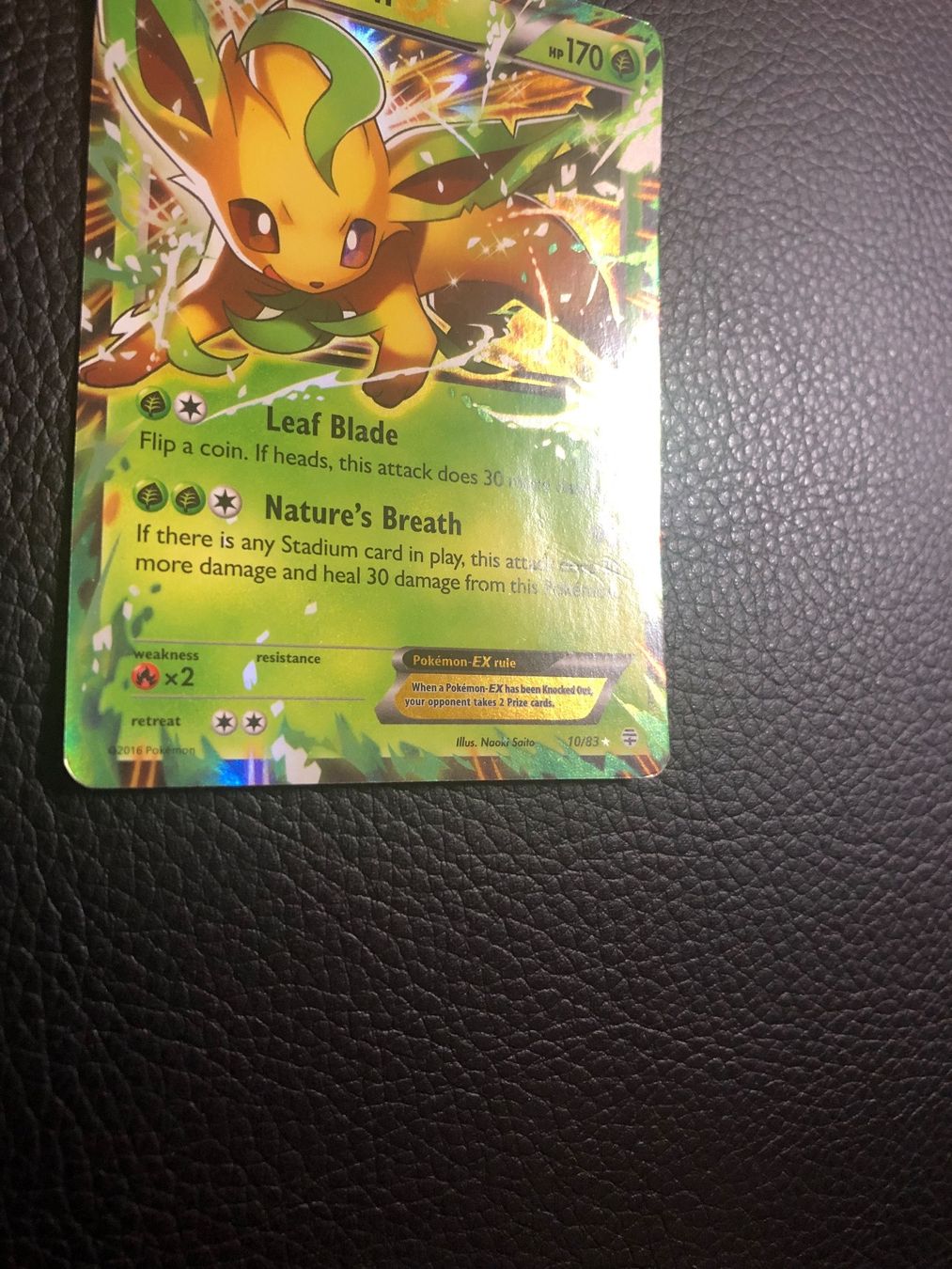 Pokémon Sammelbilder & Trading cards: Generations - Leafeon EX 10/83 Ab 1 – Gebraucht aus Paradiso von  1