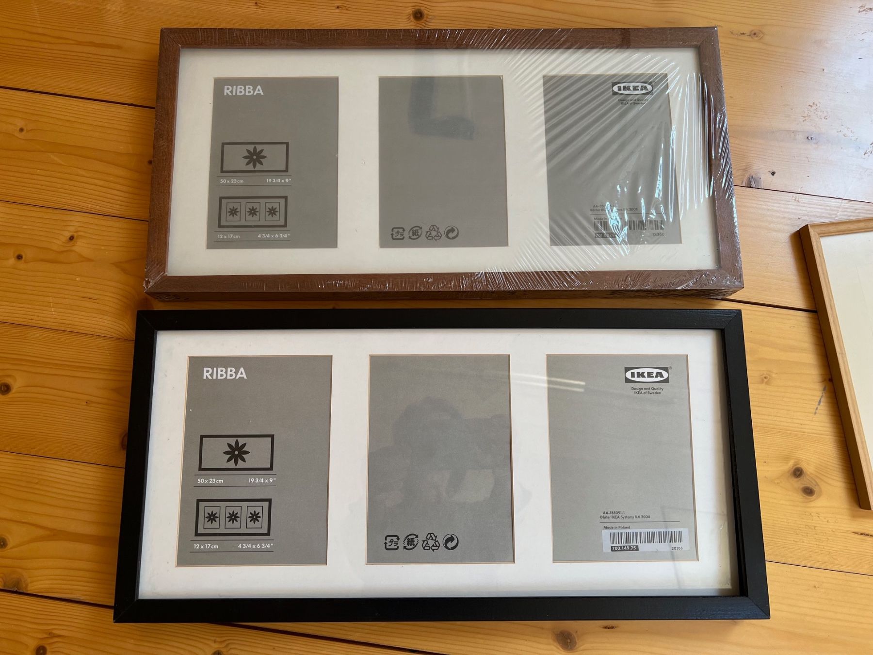 Ikea Cornici: IKEA RIBBA Bilderrahmen - Schwarz oder Braun - 52×23 cm – Nuovo (secondo la descrizione) da Mönchaltorf venduto da lubusc