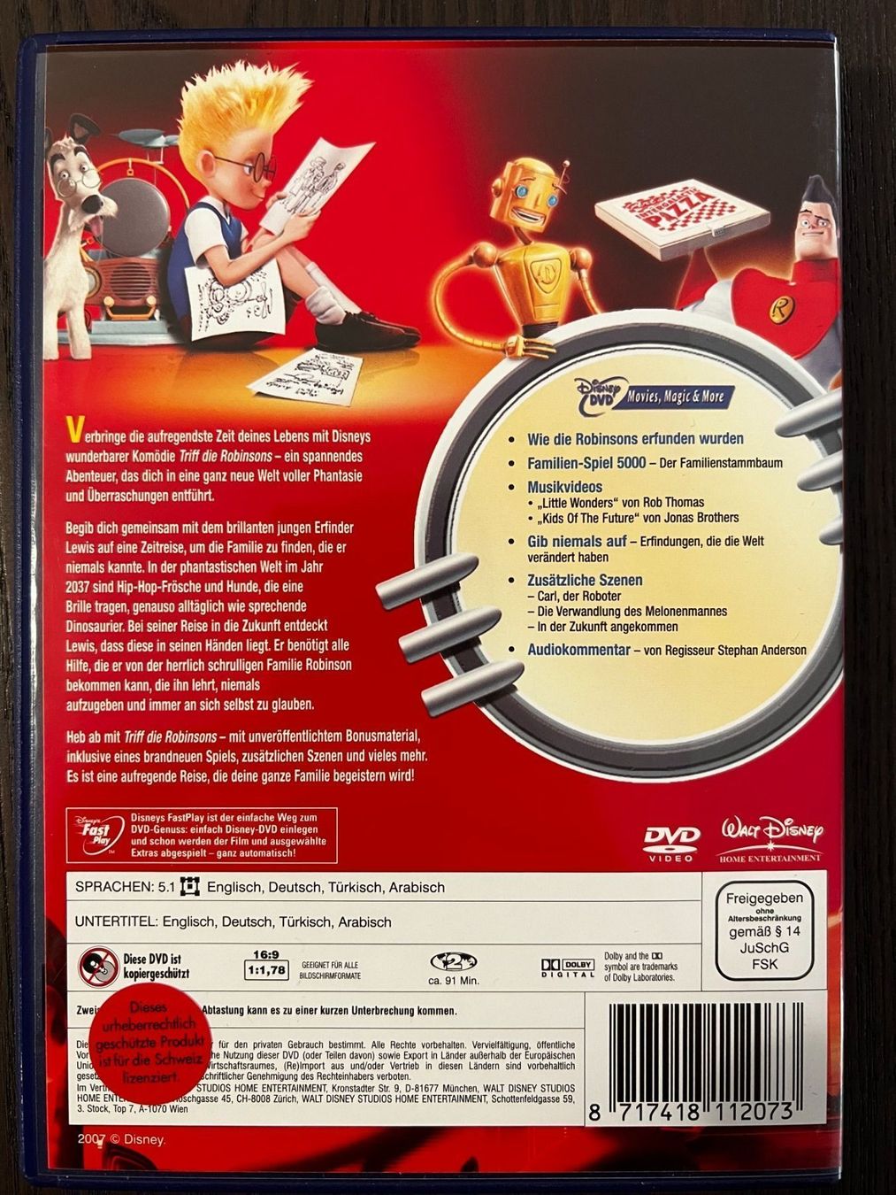 Tutti i DVDs: Triff die Robinsons – Usato da Zürich venduto da FilmFreunde 1