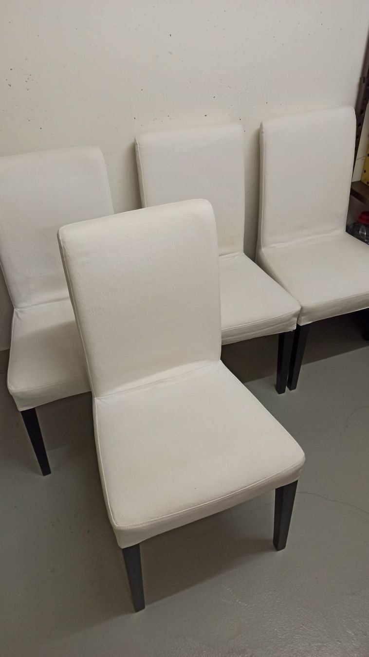 Ikea Sedie: Stuhl mit Stuhlbezug "BERGMUND" – Usato da Watt venduto da fra_tad 1
