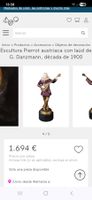 Rare Sculpture Pierrot G. Danzmann
